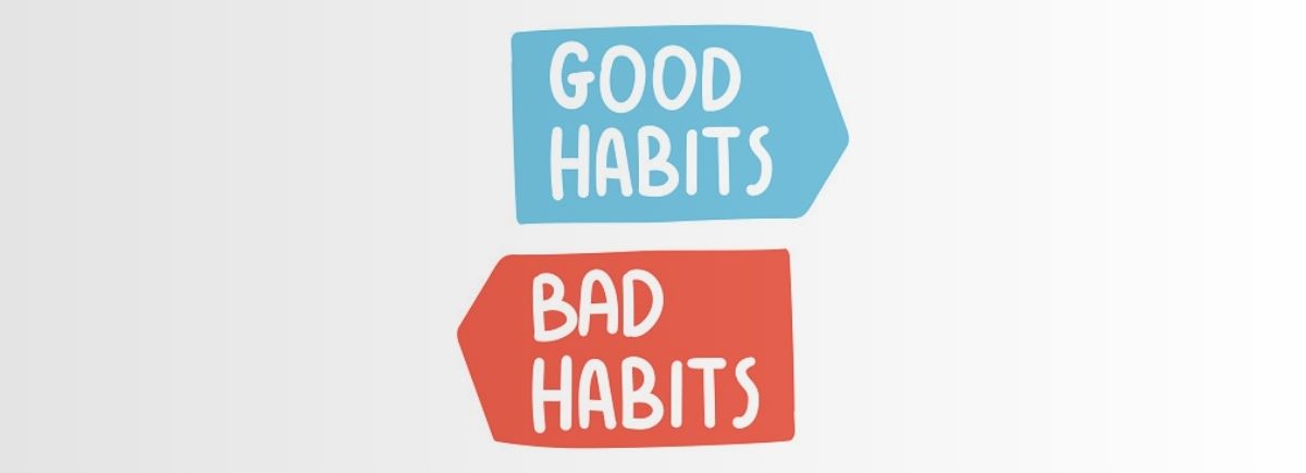 replace bad habits with good habits